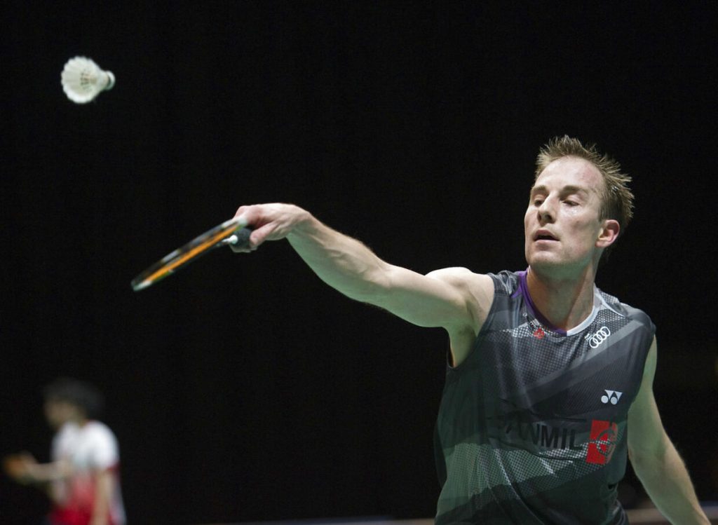 Danish badminton player Peter Hoeg Gade