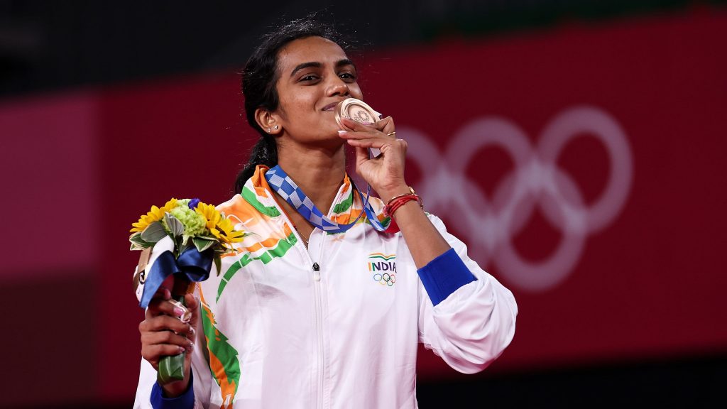 indian female badminton player