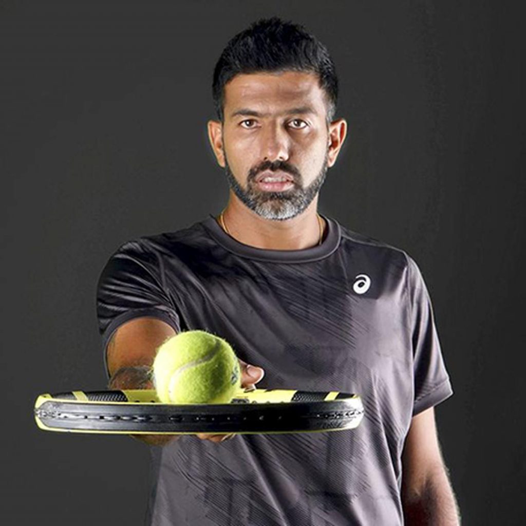 Indian professional tennis player Rohan Bopanna